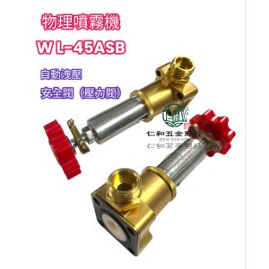 物理牌 WL-45ASB安全拚 安全閥 噴霧機配件 高壓機 噴霧機 調壓 物理