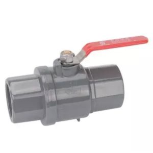 ST把手塑膠珠球閥 1.2-2.5"塑珠凡而 ABS凡而 白鐵柄塑膠珠 開關 凡而 久統