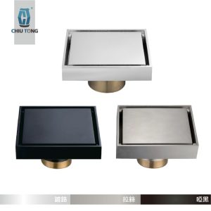 全銅隱形排水蓋 10X10CM.隱形落水頭 可崁入瓷磚排水孔蓋地板落水頭 防臭防蟲 久統