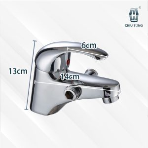 冷熱水龍頭 單孔沐浴兩用龍頭組 升級陶瓷閥芯 淋浴水龍頭 水龍頭 衛浴用 久統