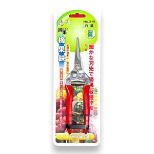 《仁和五金/農業資材》含稅附發票 德利台灣製 白鋼芽切剪 ST採果剪 NO.318