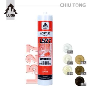 《仁和農業資材》電子發票 LUSH樹牌 L527水性填縫膠300ML-白色 透明 久統 矽力康 矽利康
