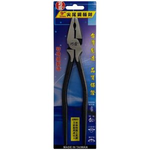 《仁和五金/農業資材》電子發票 台製 巧匠 尖尾鋼絲鉗9" 小鋼剪 鋼絲剪 尖尾鉗 鐵線剪 鐵線鉗 板模 水電 鉗子