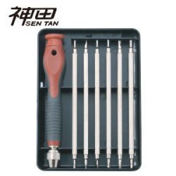 《仁和五金/農業資材》電子發票 神田 SEN TAN HC-704神田12合1鉻釩精密起子7PCS #T66104