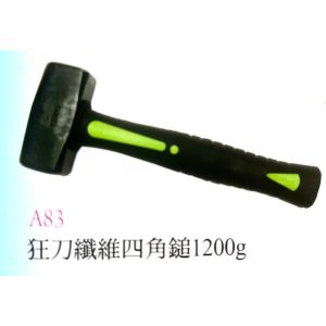 《仁和五金/農業資材》電子發票 狂刀1200G 纖維柄 四角鎚 大鎚 四角大鎚 鐵鎚 鐵錘 大錘 狂刀