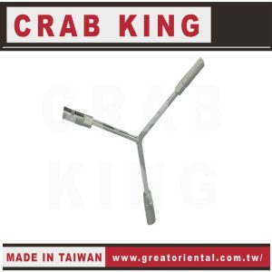 《仁和五金/農業資材》電子發票 CRAB KING Y型套筒板手 套筒板手 三叉板手 蟹王工具