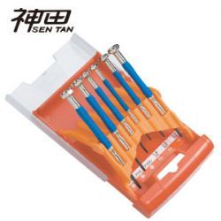 《仁和五金/農業資材》電子發票 HC-710神田專業精密起子組(6PCS) T66119 精密起子組 起子組 鉻鉬鋼