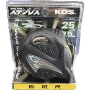 《仁和五金/農業資材》電子發票 日本 KDS白鐵包膠鋼捲尺7.5*25mm 雙面尺 米尺 尼龍 日本製 (豪)