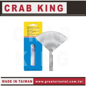 《仁和五金/農業資材》電子發票 CRAB KING 25PCS厚薄規(0.04~1.0mm) 厚薄規 量厚薄 蟹王工具