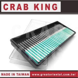 《仁和五金/農業資材》電子發票 CRAB KING 30支裝圓平頭鑽石磨棒 鑽石磨棒 蟹王工具