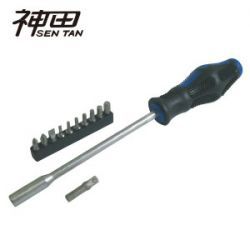 《仁和五金/農業資材》電子發票 神田 SEN TAN HC-707神田替換式起子組(12PCS)T78020 起子組