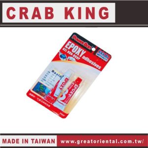 《仁和五金/農業資材》電子發票 CRAB KING 24ml金屬用4分鐘型AB膠 AB膠 金屬膠 蟹王工具