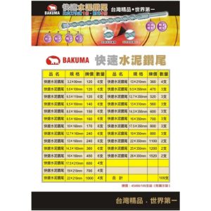 《仁和五金/農業資材》電子發票 BAKUMA熊牌 四溝 水泥鑽尾 萬用鑽尾水泥鑽頭 鑽頭 鑽尾 萬用鑽尾水泥鑽尾