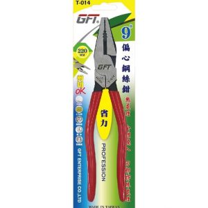 《仁和五金/農業資材》電子發票 GFT-9"省力偏心鋼絲鉗 T014 老虎鉗 省力鋼絲鉗 鐵絲鉗 鐵線鉗 鋼絲鉗 (金)